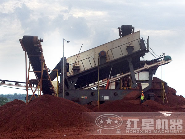 移动型振动筛 移动型振动筛