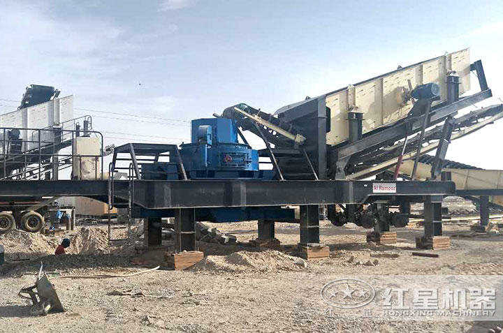 移动制砂生产线