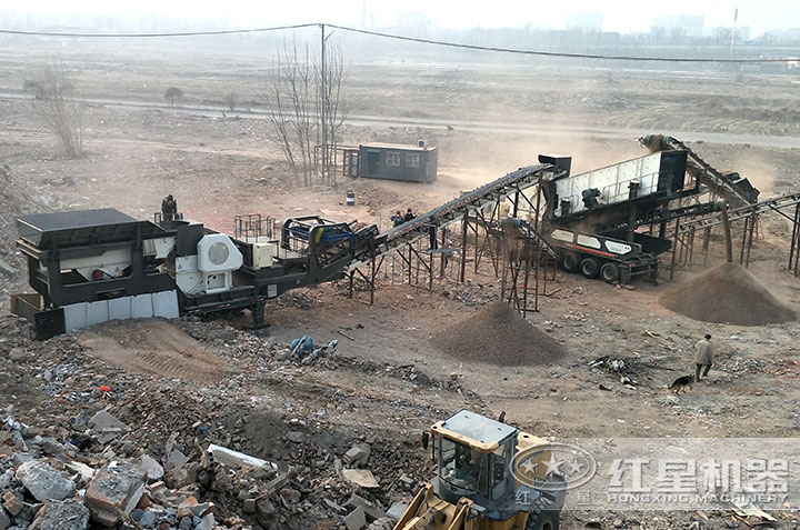 移动制砂生产线
