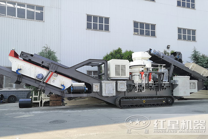 圆锥式移动破碎站
