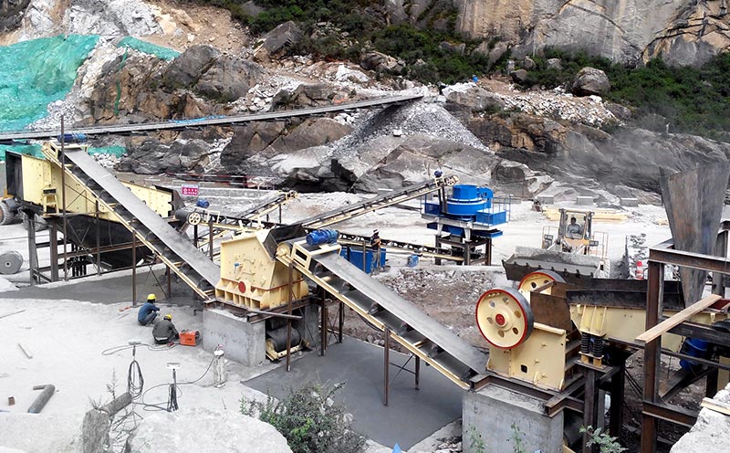 陕西石灰岩制砂生产线