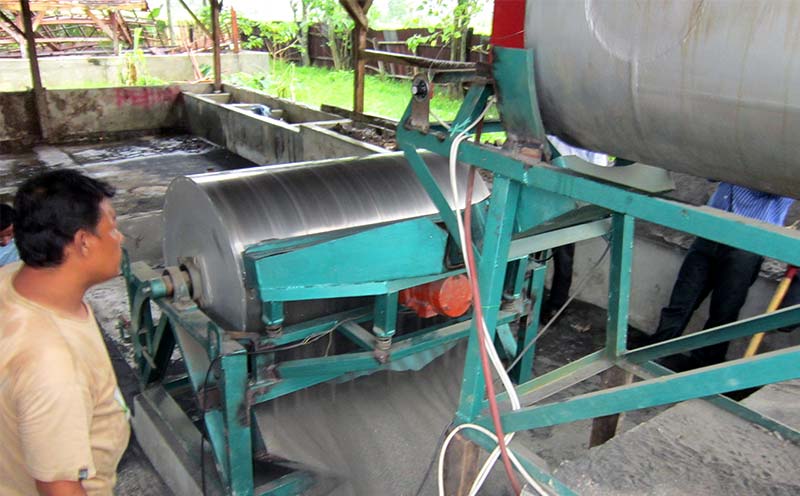 广西锰矿石磁选工艺生产线