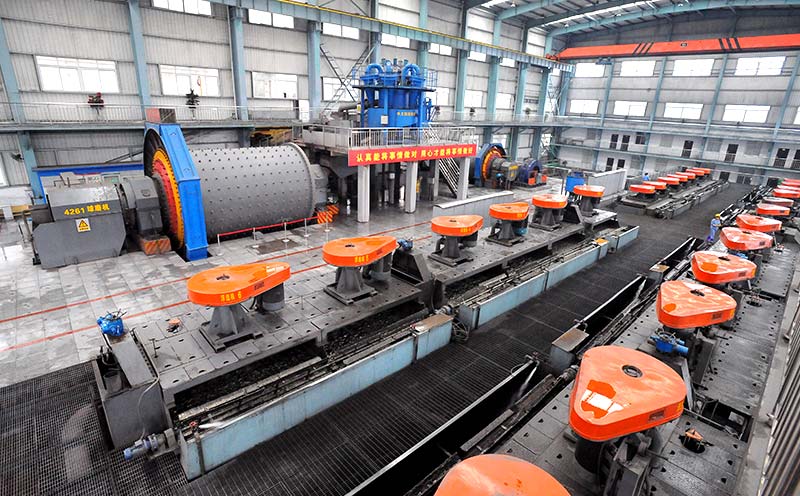 云南铜矿浮选工艺生产线