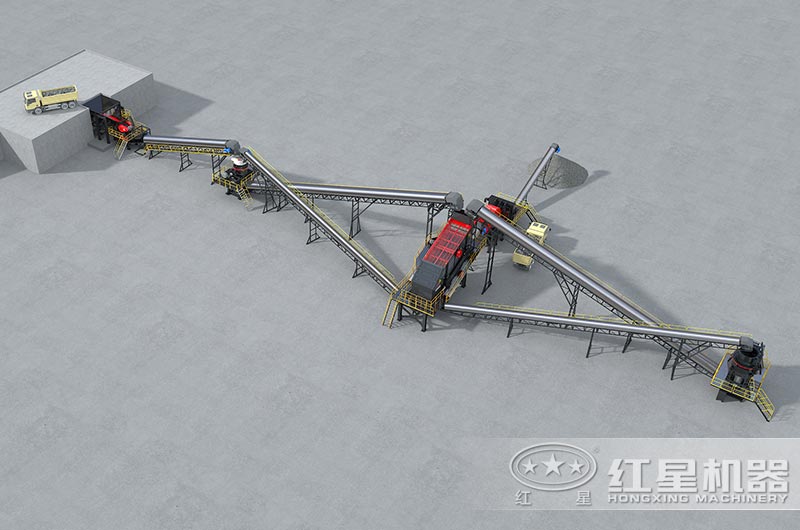 固定式制砂生产线 固定式制砂生产线